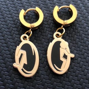 Portal 2 Earrings - Aperture Science Inspired Minimalist Jewelry (Limited Edition)