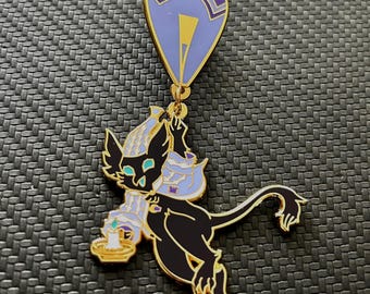 Rem - Deadlock Hero Inspired Glow in the Dark Enamel Pin