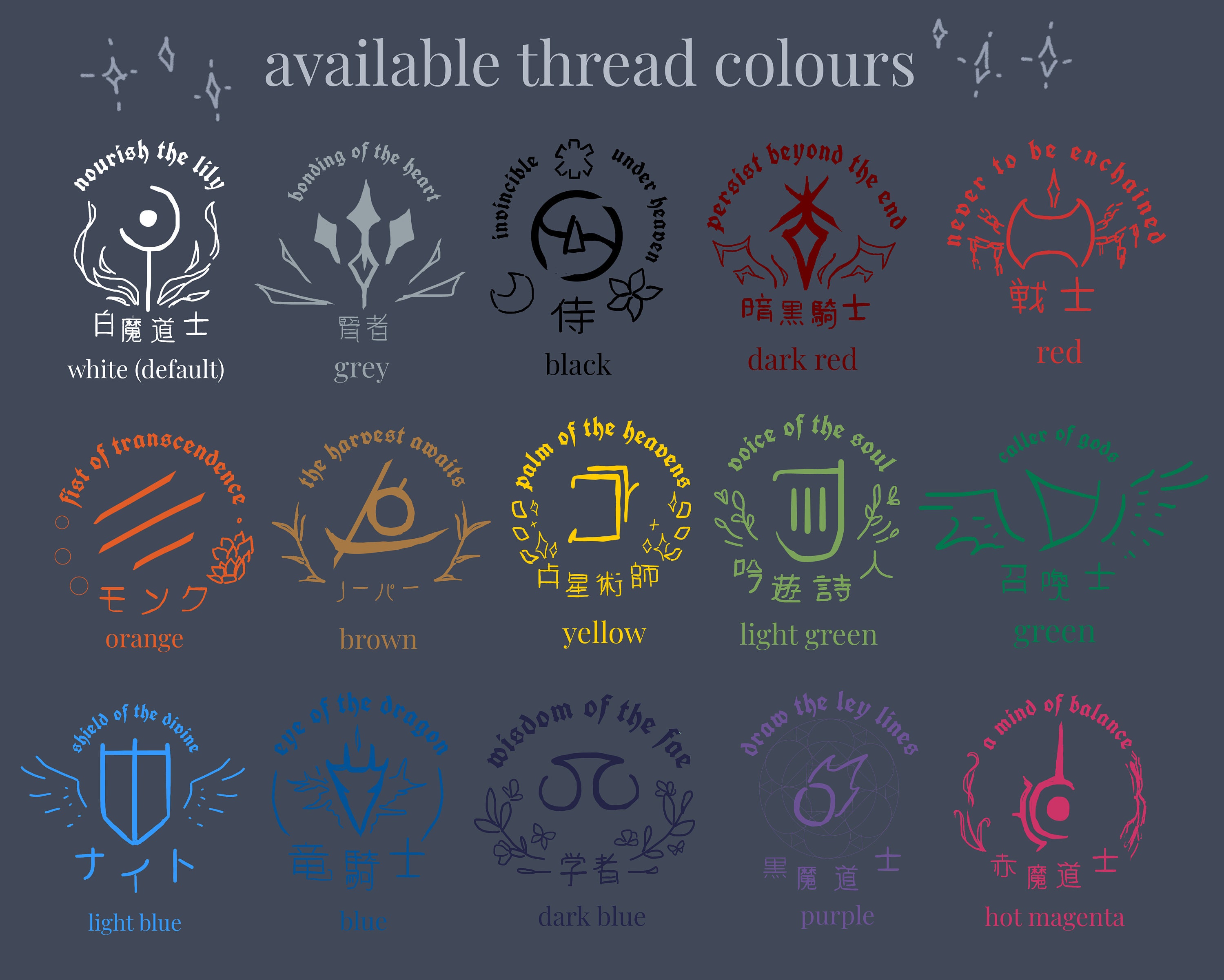 New Plant Designs FFXIV Tank Healer & DPS Class Inspired Etsy