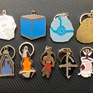 Science Trinket Keychains - Abiotic Factor Inspired Keychains
