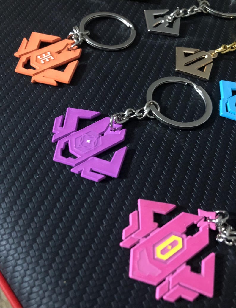 All Rank Tiers Keychains - Marvel Rivals Inspired Minimalist Keychain Set (Limited Edition) image 8