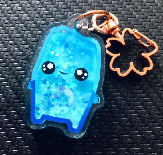 Water Sprite - FN Battle Royale Inspired Liquid Shaker Keychain