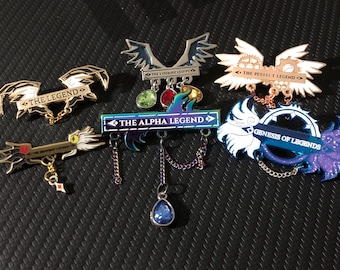 FFXIV Ultimate Raid Titles - FF14 Inspired Enamel Pins