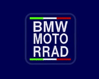 2 Patch compatible for BMW Motorrad polo jacket iron-on embroidered iron-on patch
