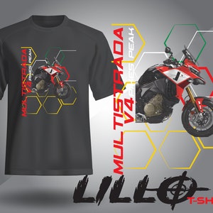 T-SHIRT UNISEX z daszkiem typu Pikes V4 PP Projekt Ducati Clothing