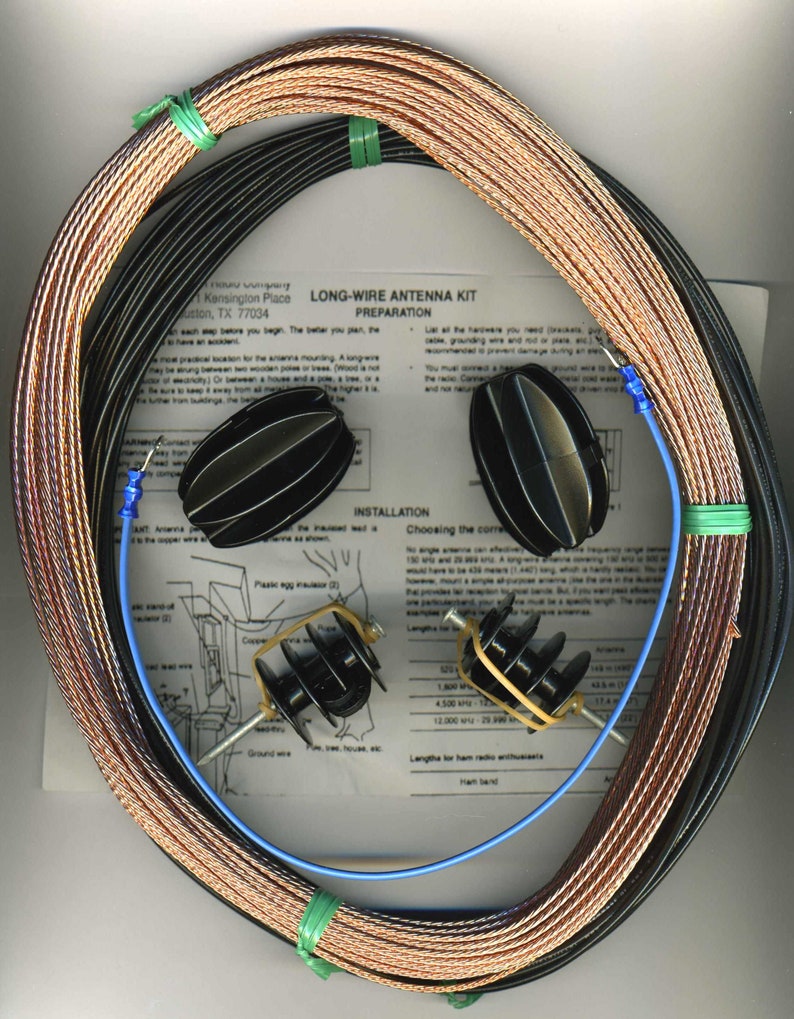 Outside Long Wire Antenna Kit Etsy