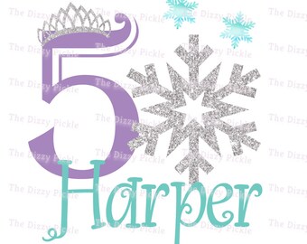 Download Frozen Birthday Svg Etsy