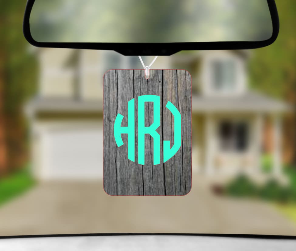 Car Air Freshener Wooden Rustic Rectangle Sublimation Design Etsy