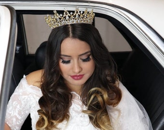 Sparkling tiara in gold or silver DIADEM DIAMANT bridal crown tiara bridal crown bridal crown bridal jewelery wedding crown