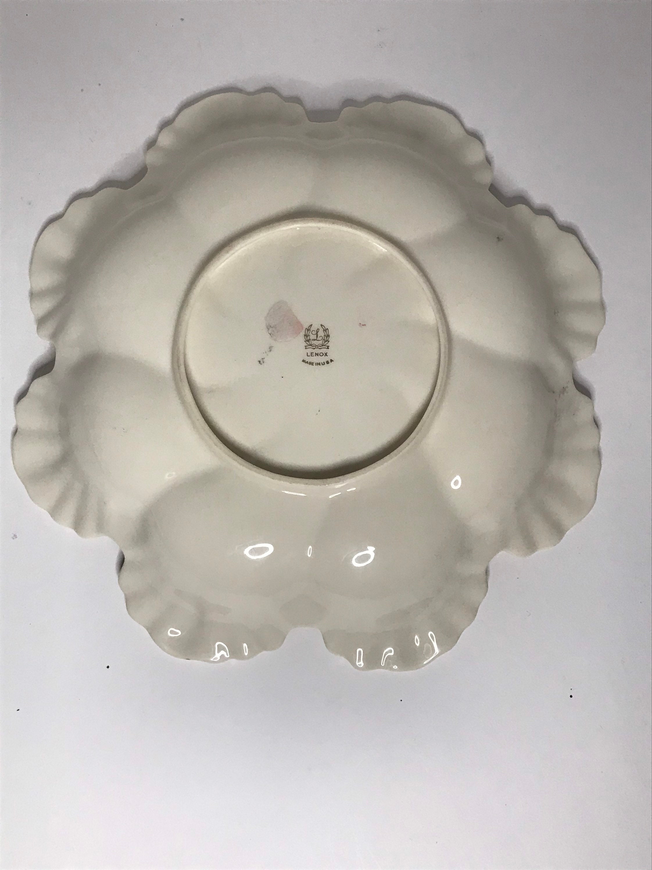 Lenox cabbage leaf porcelain candy or serving dish/bowl Etsy