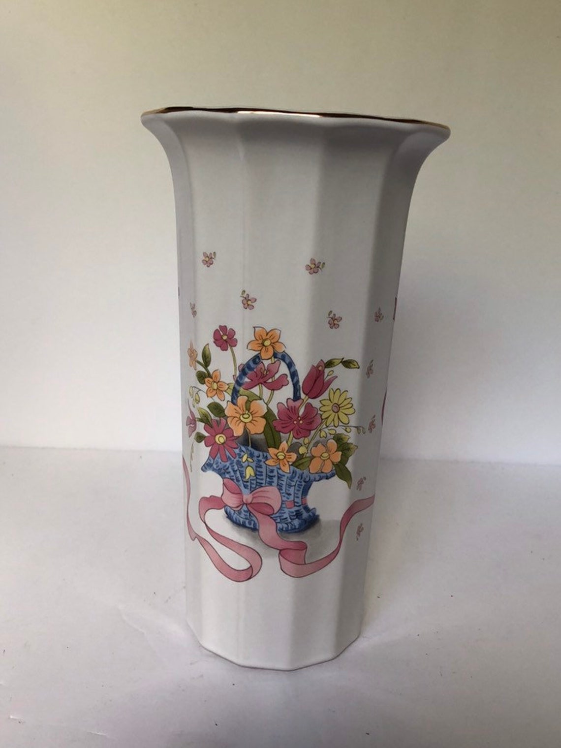 Fine china vase made in Japan Etsy
