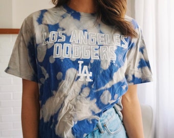 LA Dodgers Tie Dye T Shirt Fits Large 