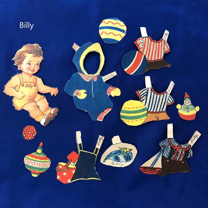 Vintage Paper Dolls Assorted image 0