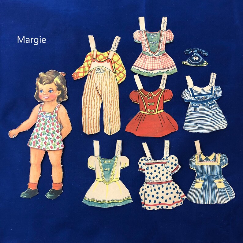 Vintage Paper Dolls Assorted image 3