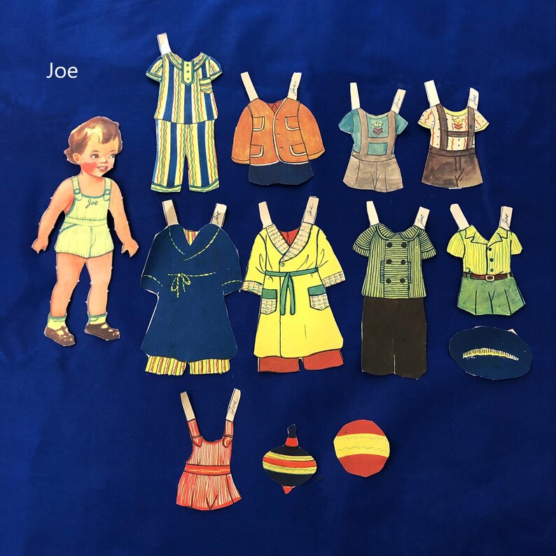 Vintage Paper Dolls Assorted image 8