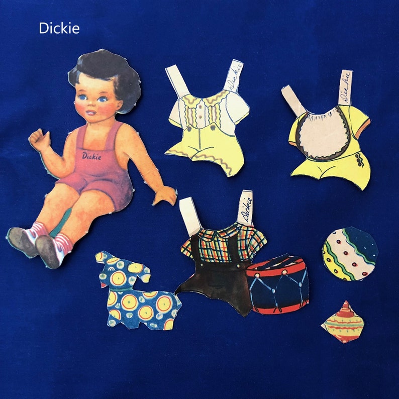 Vintage Paper Dolls Assorted image 7