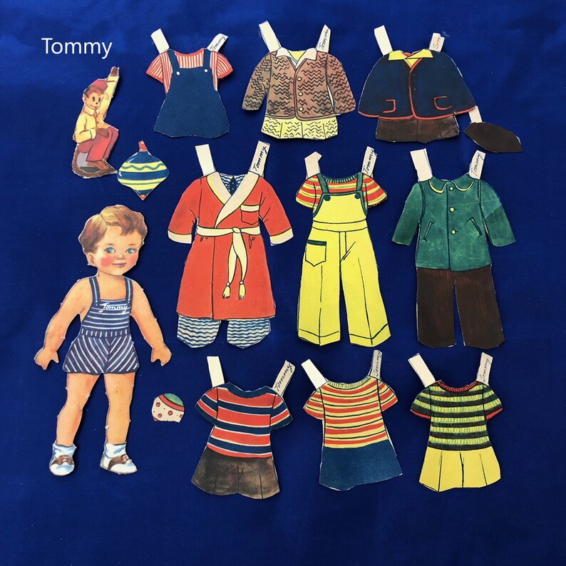 Vintage Paper Dolls Assorted image 9