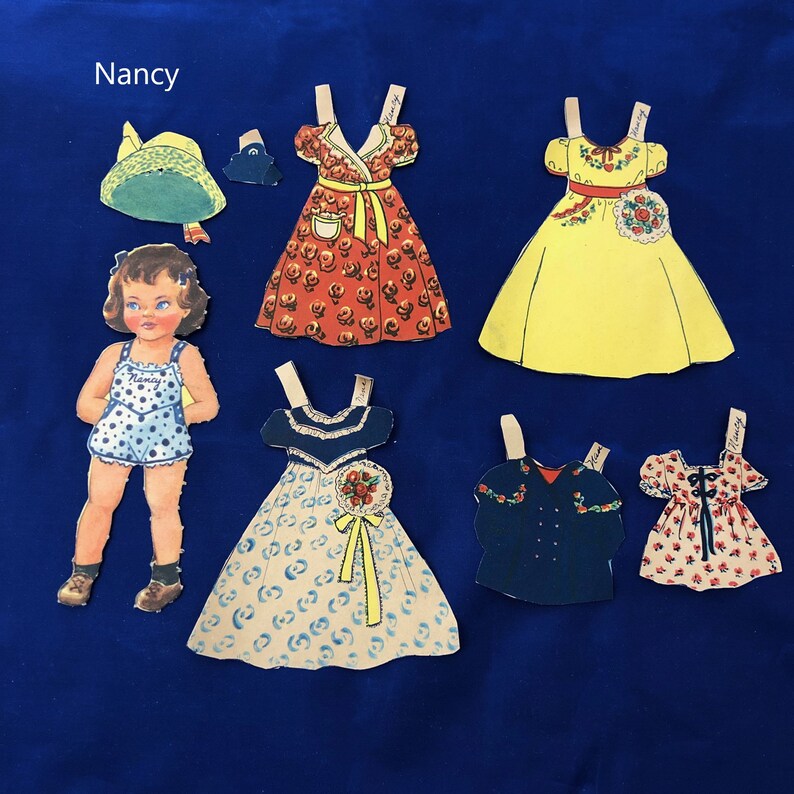Vintage Paper Dolls Assorted image 5