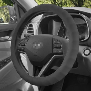 Universal Premium Vegan Leather Steering Wheel Cover 14 1/2-15 1/2 inch
