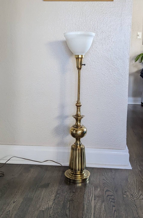 Vintage Stiffel Brass Torchier Table Lamp 38 Tall Shiny Ireland Vintage Stiffel Brass Torchier Table, How To Identify Stiffel Brass Lamps