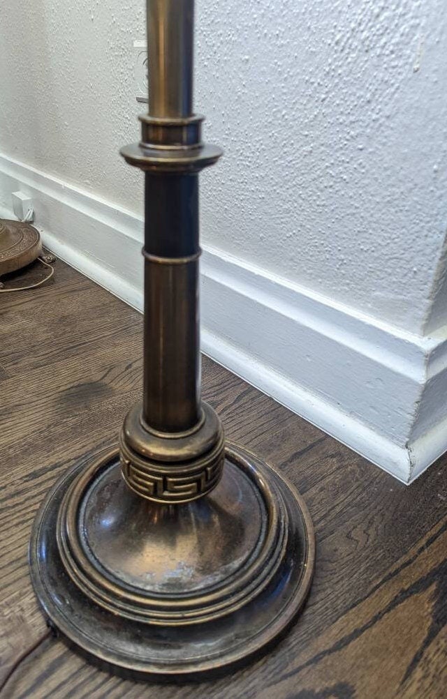 Stiffel Floor Lamp Pole Switch Art Deco Design 48in Tall Etsy