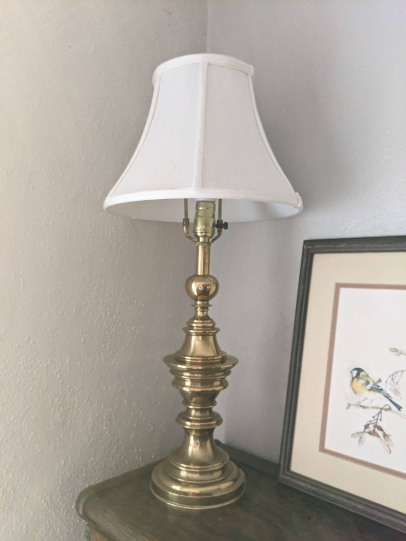 Tall Vintage Stiffel Brass Table Lamps My XXX Hot Girl