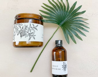 Mangosteen & Green Coconut Soy Candle: Tropical Summer Scent