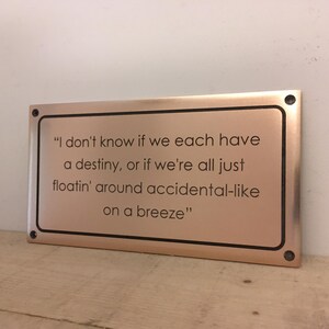 Personalized bronze plaques, signs and name plates with deeply engraved text and designs - made to order by 3Dprintshed.