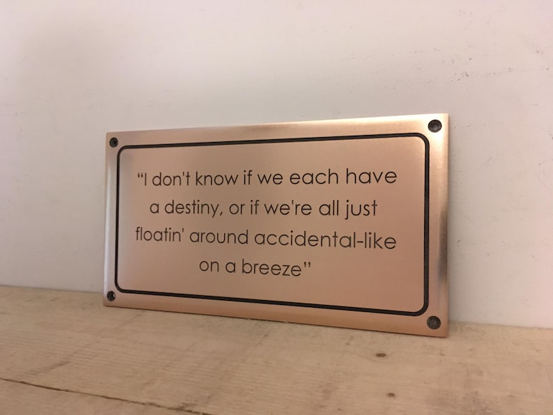 Personalized bronze plaques, signs and name plates with deeply engraved text and designs - made to order by 3Dprintshed.