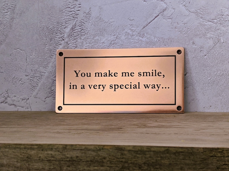 Custom bronze metal plaque, solid bronze sign made from real bronze