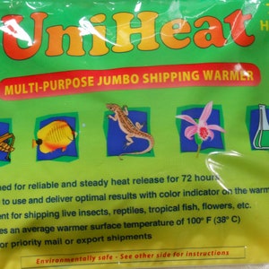 72hr Uniheat Heat Packs for Plants