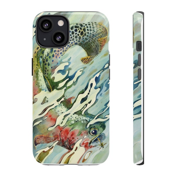 Rio Grande Cutthroat Trout Tough Cases - Fish iPhone Cases, Fish Samsung Cases, Fish Google Pixel Cases, Fly Fishing Gift, Fishermen Gift