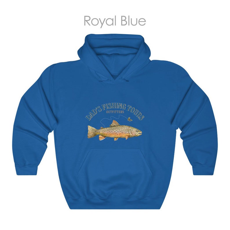 Dad's Fishing Tours Hooded Sweatshirt Fly Fishing Gifts Etsy