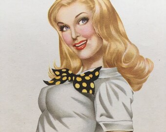 Alberto Vargas Pin Up Girls Giclee Canvas Print Paintings Poster Reproduction