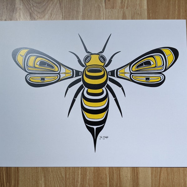 Bee "Gandaas'aají" Print