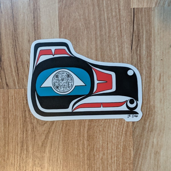 Raven Head Sticker