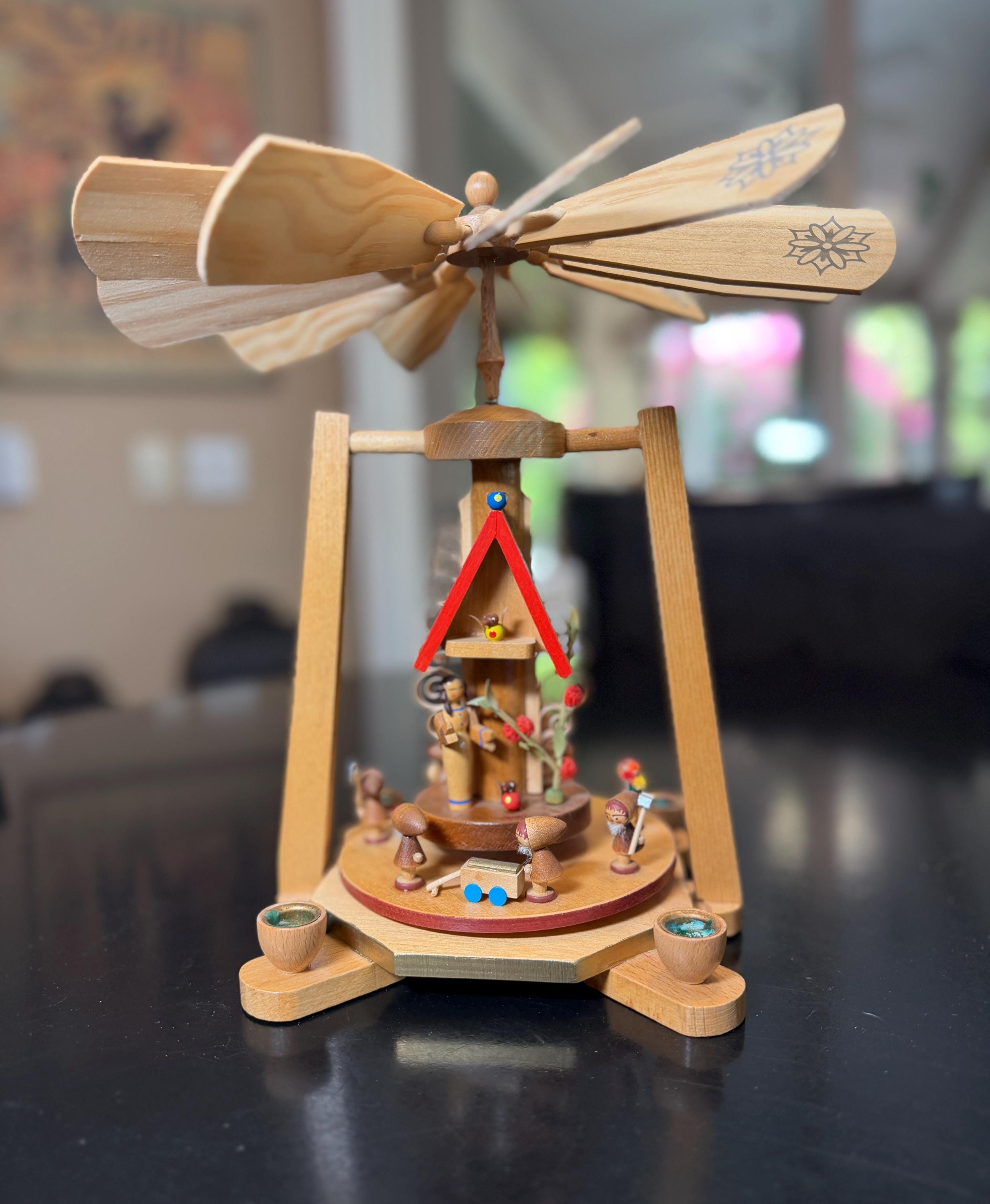 Vintage German Pyramid Windmill - Etsy