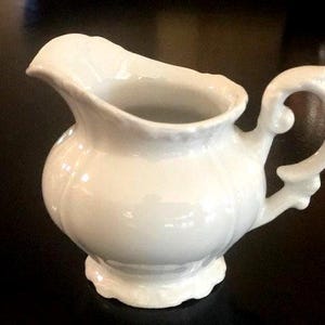Gareis Porzellan White Porcelain Creamer, Pitcher from Bavaria