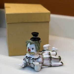 Vintage ARTE Porcelain Baby Clown  Designed by JS Collection