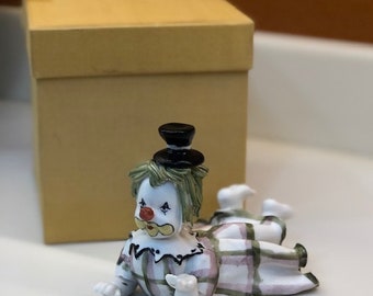 Vintage ARTE Porcelain Baby Clown  Designed by JS Collection