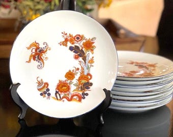 Josef Kuba (JKW) Bavaria 10 Piece Salad Plates/Appetizer Plates