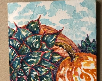 Original Susan Gay Hatfield "Time of Contrast" from the Poppy Ranch Series Painting