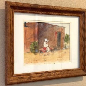 Original Framed and Matted Watercolor by Marilee Leo