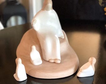 Jack Black Pottery Five Piece Set Signed by Artist