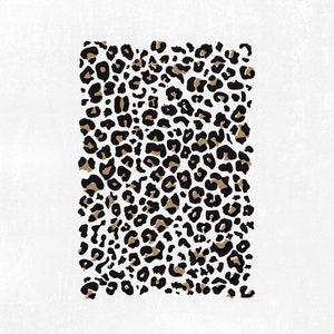 Leopard pattern svg, leopard background svg, leopard digital paper vector, unfilled and filled version background cricut svg, png, dxf, eps