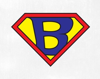 Custom Superman Logo Etsy