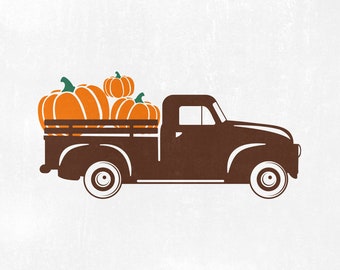 Download Pumpkin Truck Svg Etsy