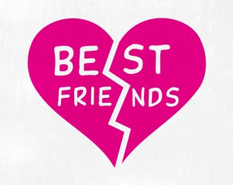 Free Free 55 Best Friends Heart Svg Free SVG PNG EPS DXF File