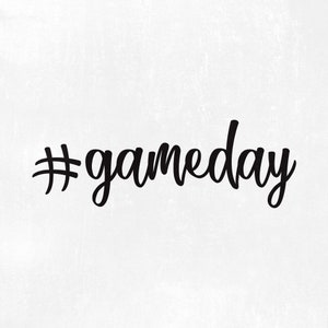 Gameday svg, #gameday svg, Fußball SVG Cuttable Design,svg,dxf,png Verwenden Sie mit Silhouette Studio & Cricut_Instant Download.