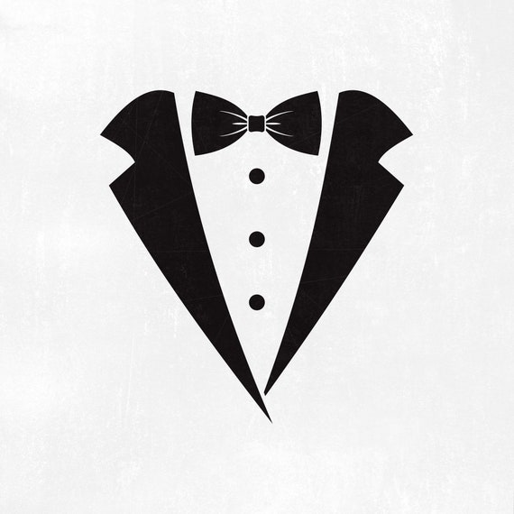Tuxedo SVG Image for Use Suit Tie Outfit Wedding Groom - Etsy
